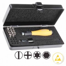 Wiha SYSTEM 4 ESD Bit Set - Mixed Sets - 16 pcs - 33503